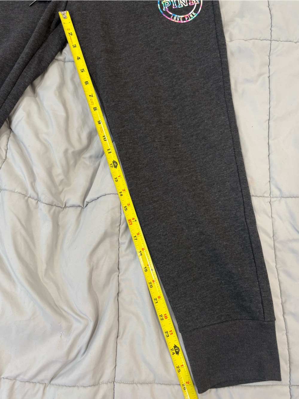 PINK by Victoria’s Secret Skinny Jogger Sweatpants – Charcoal Gray | NWT - Picture 5 of 10